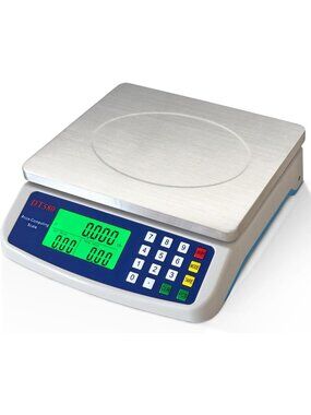 Large Stainless Steel Digital Kitchen Scale 88lb for Baking, Cooking & Deli Use